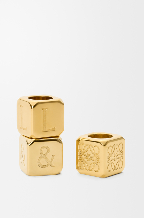 LOEWE Dado pequeño Dorado